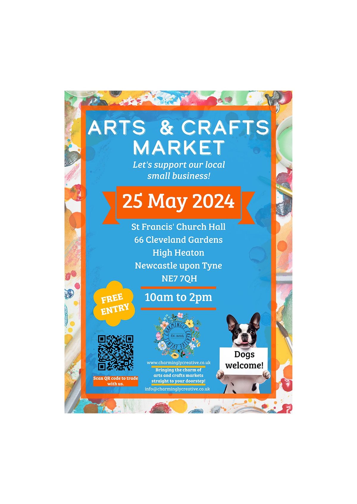 Arts and Crafts Market | 25 May 2024 | Charmingly Creative Events