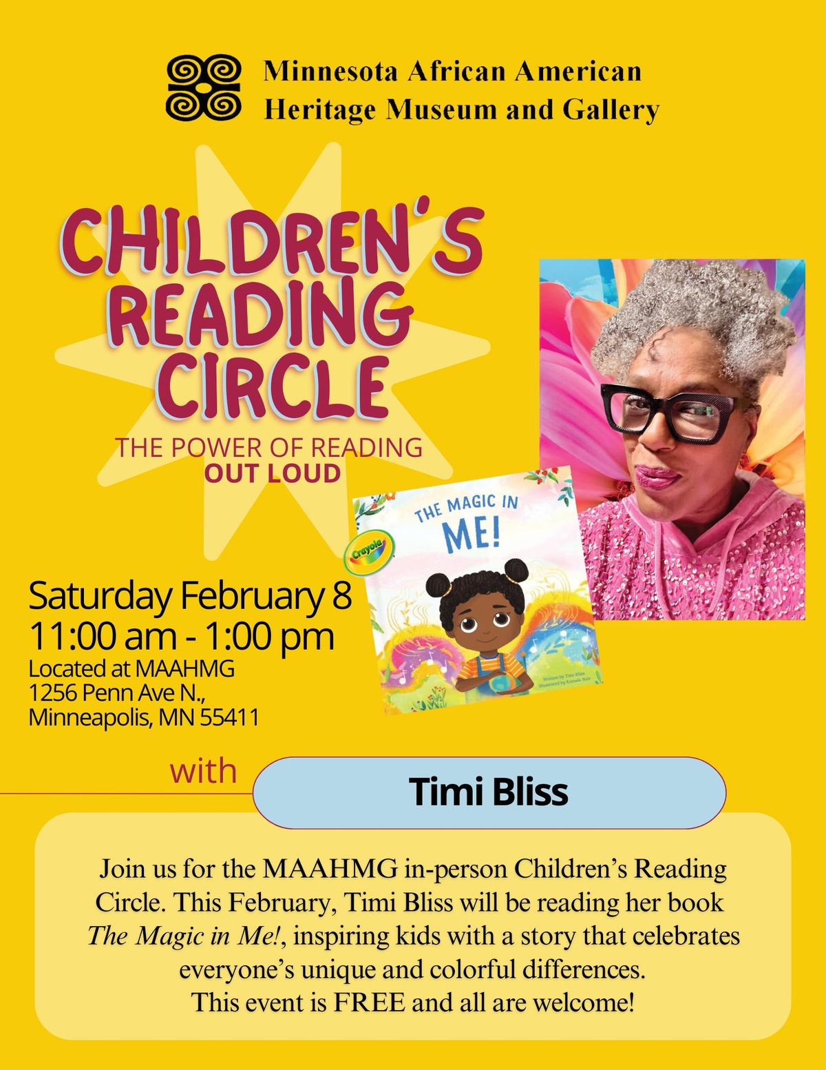 Children's Reading Circle with Timi Bliss