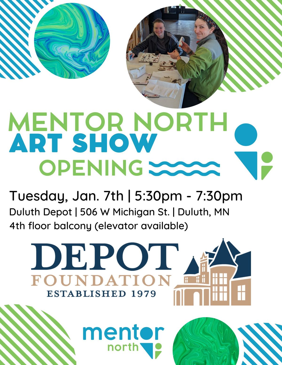 Mentor North National Mentoring Month Art Show Opening