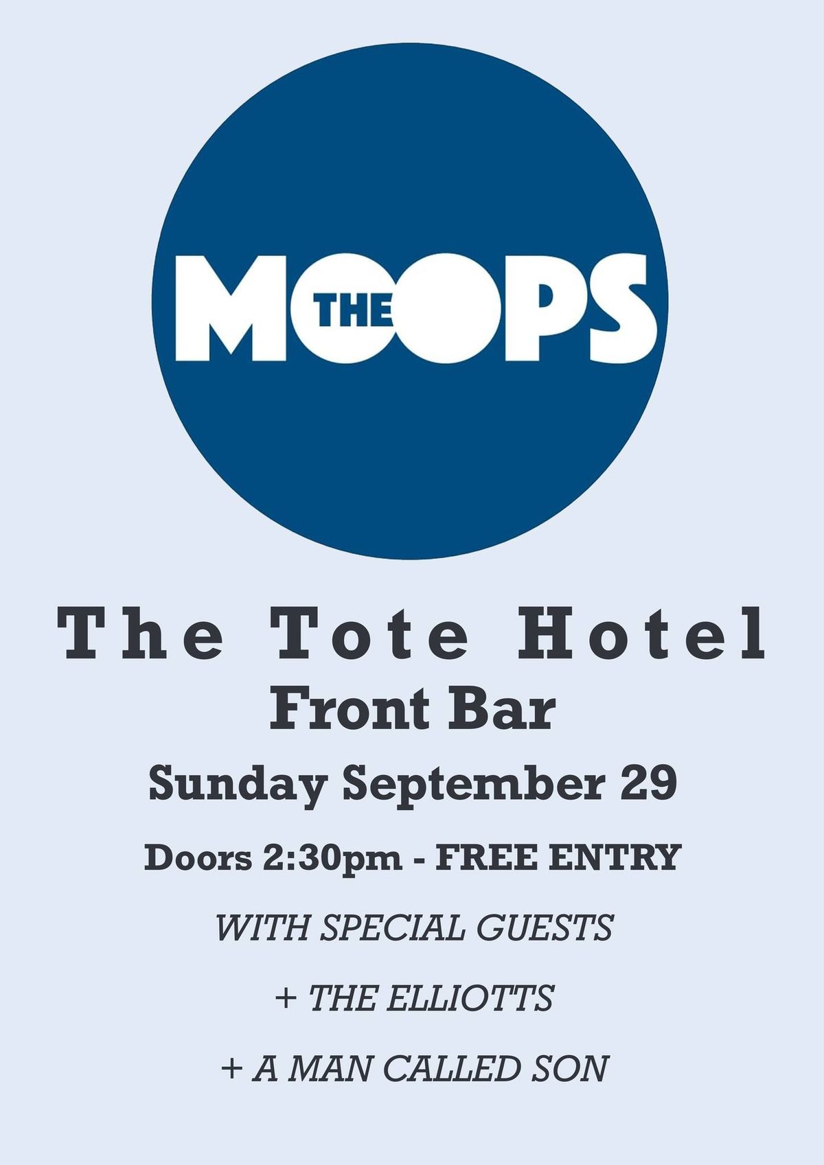 The Moops @ The Tote Front Bar