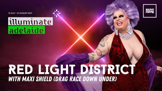 RED LIGHT DISTRICT : Maxi Shield (Drag Race Down Under)
