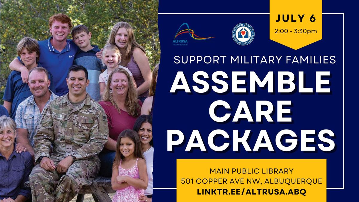 Assembling Care Packages for Military Families