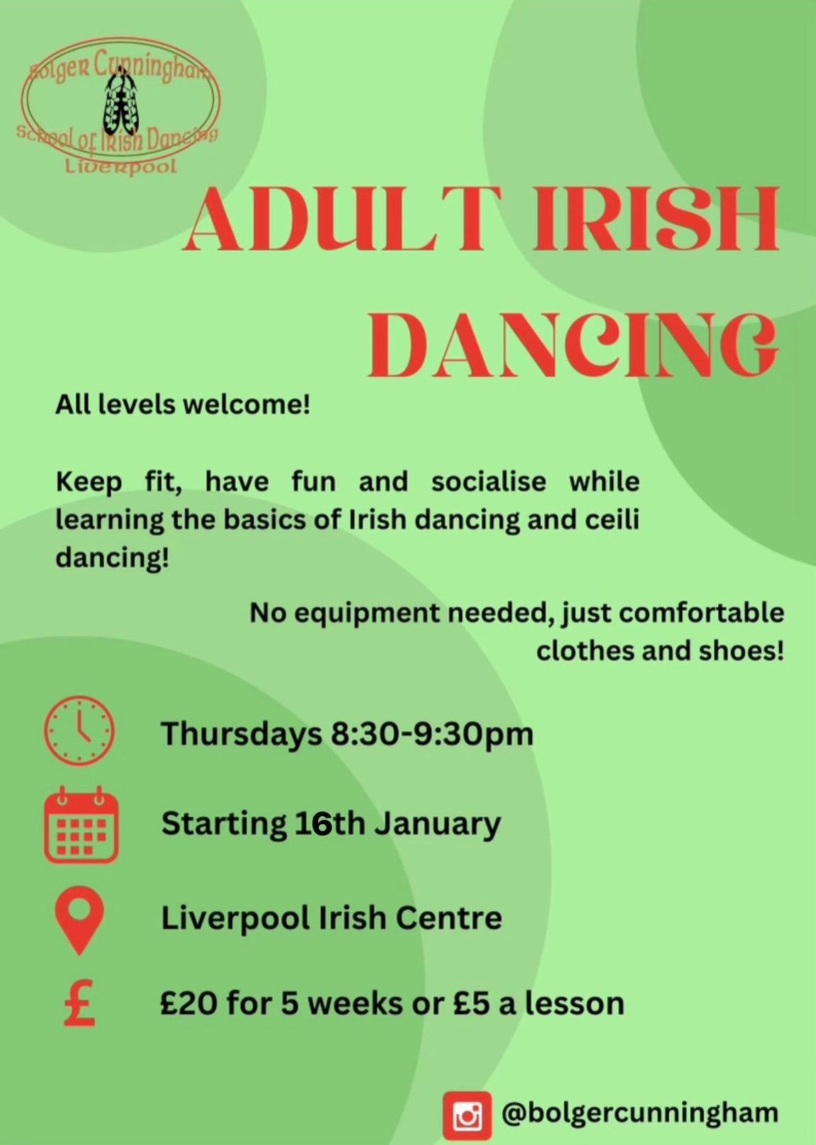 Adult Irish Dancing 