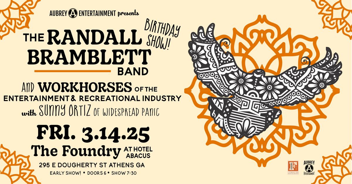 Randall Bramblett Band with special guests Workhorses of the Entertainment\/Recreational Industry