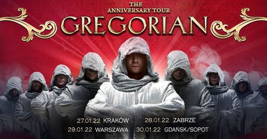 NOWY TERMIN Koncert Gregorian \/ Warszawa