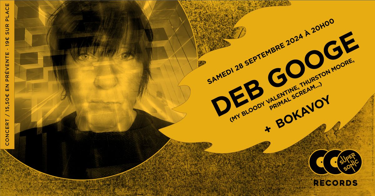 Deb Googe (My Bloody Valentine,Thurston Moore...) + Bokavoy en concert au Supersonic Records \u00b7 Paris