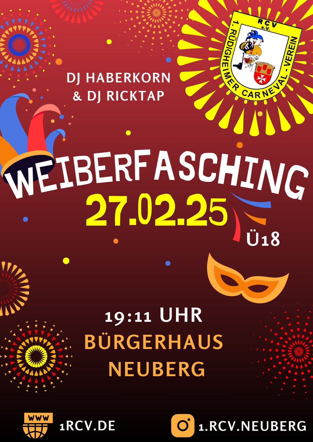 RCV Weiberfasching am 27.02.2025