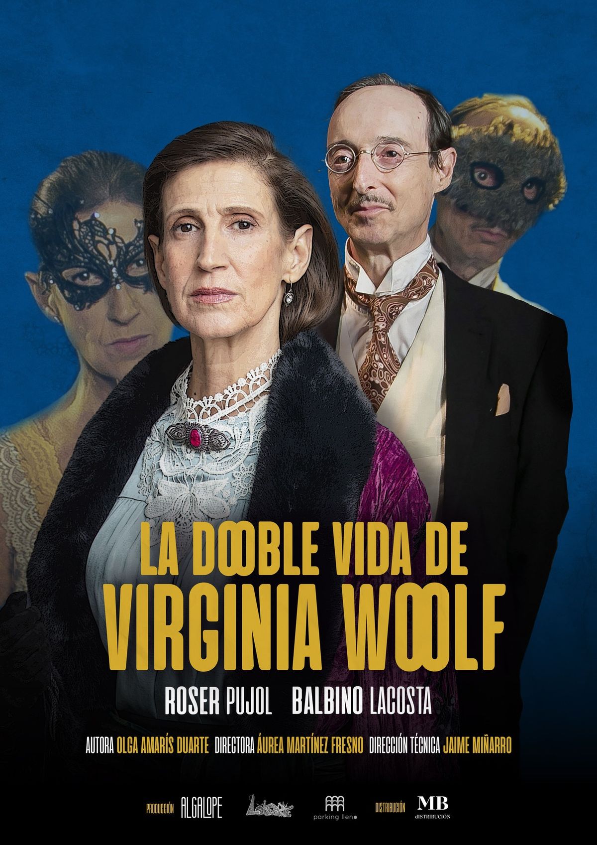 LA DOBLE VIDA DE VIRIGINIA WOOLF, en el TEATRO DEL BARRIO, MADRID