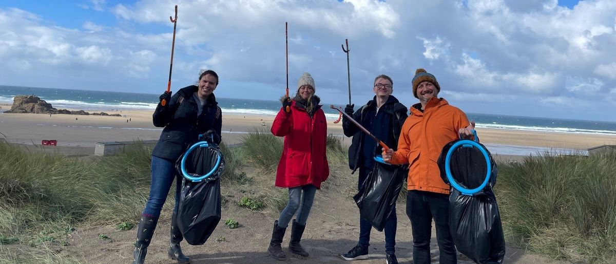 Gyllyngvase Beach Clean and Swim with St Petrocs