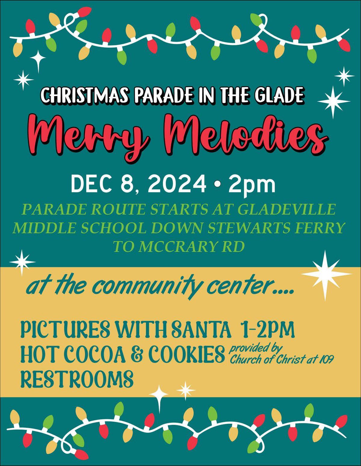 Christmas Parade in the Glade