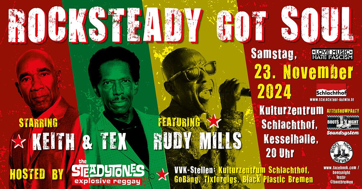 Rocksteady Got Soul : Keith & Tex ft. Rudy Mills with The Steadytones