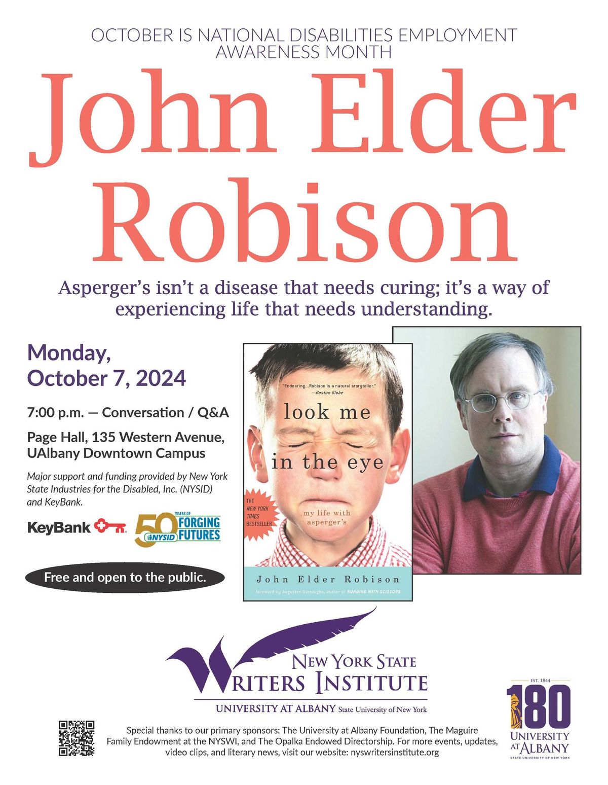 A Conversation\/Q&A with John Elder Robison