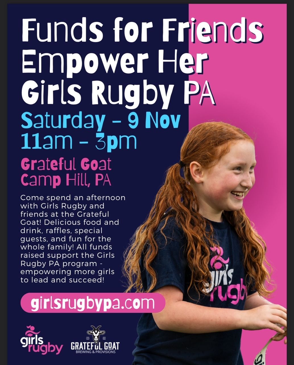 Fundraiser: Empower Her Girls Rugby Pa