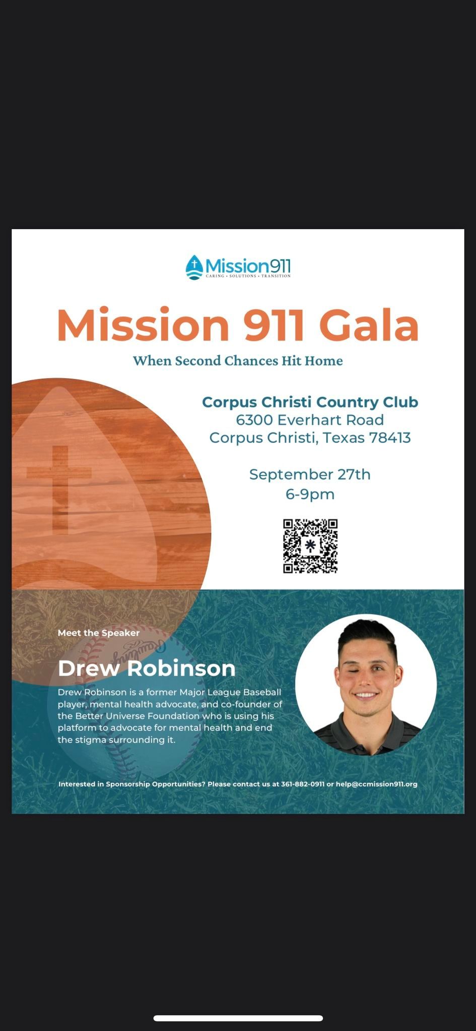 Mission 911 Gala: When Second Chances Hit Home