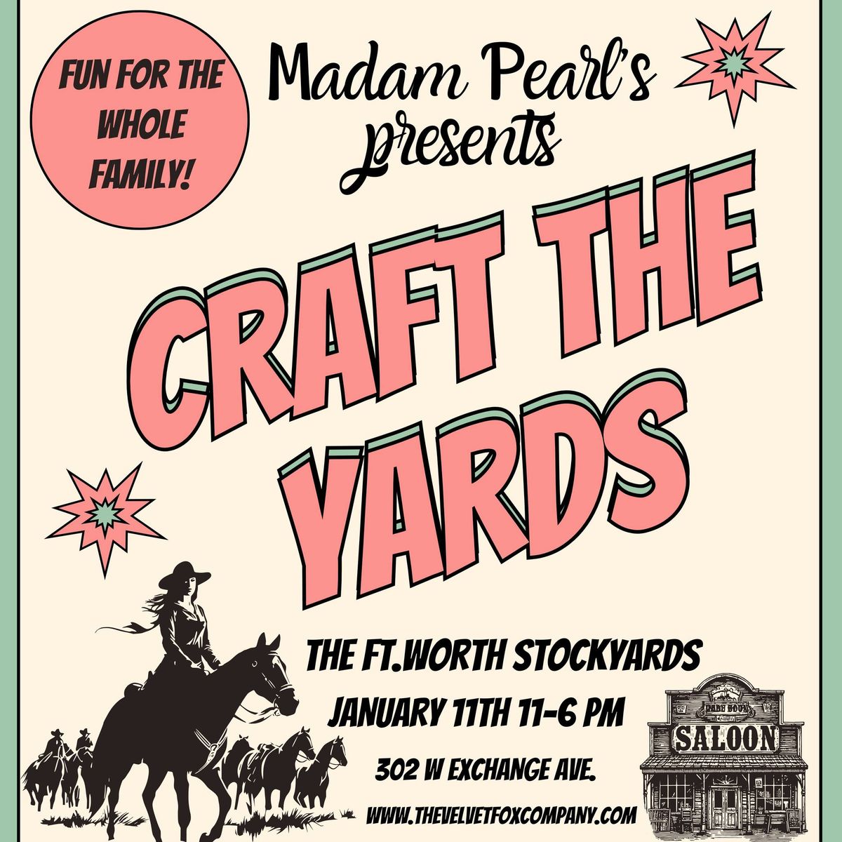 Monthly Craft Fair in the Fort Worth Stockyards!