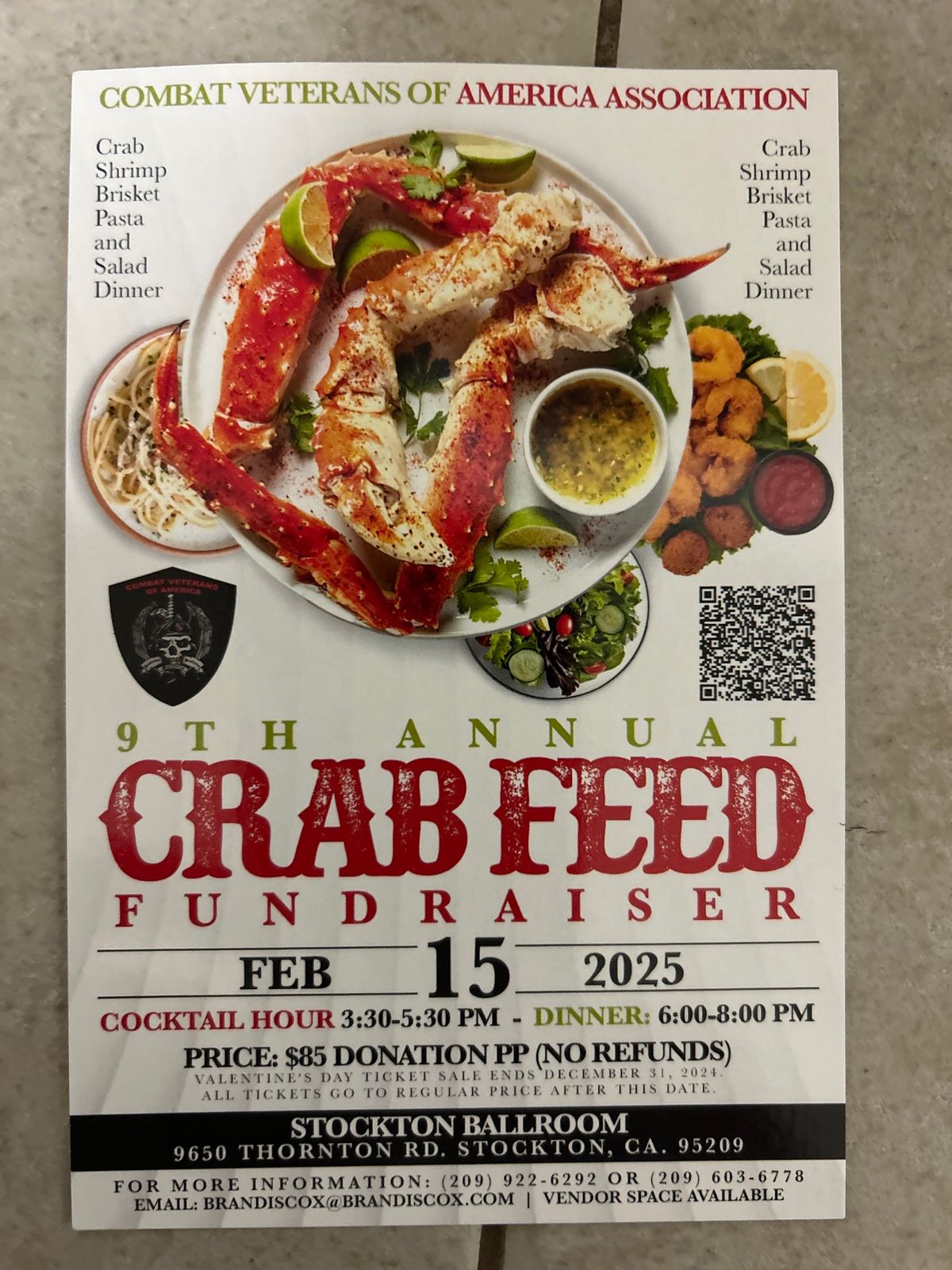 Crab Feed Fundraiser 