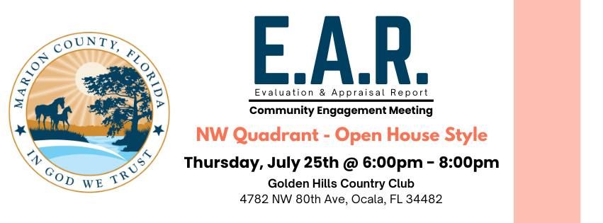 E.A.R. Community Engagement Meeting - NW Quadrant