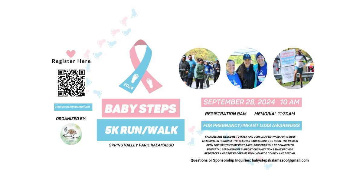 2024 Kalamazoo Baby Steps 5K Run\/Walk & Memorial for Pregnancy and Infant Loss Awareness