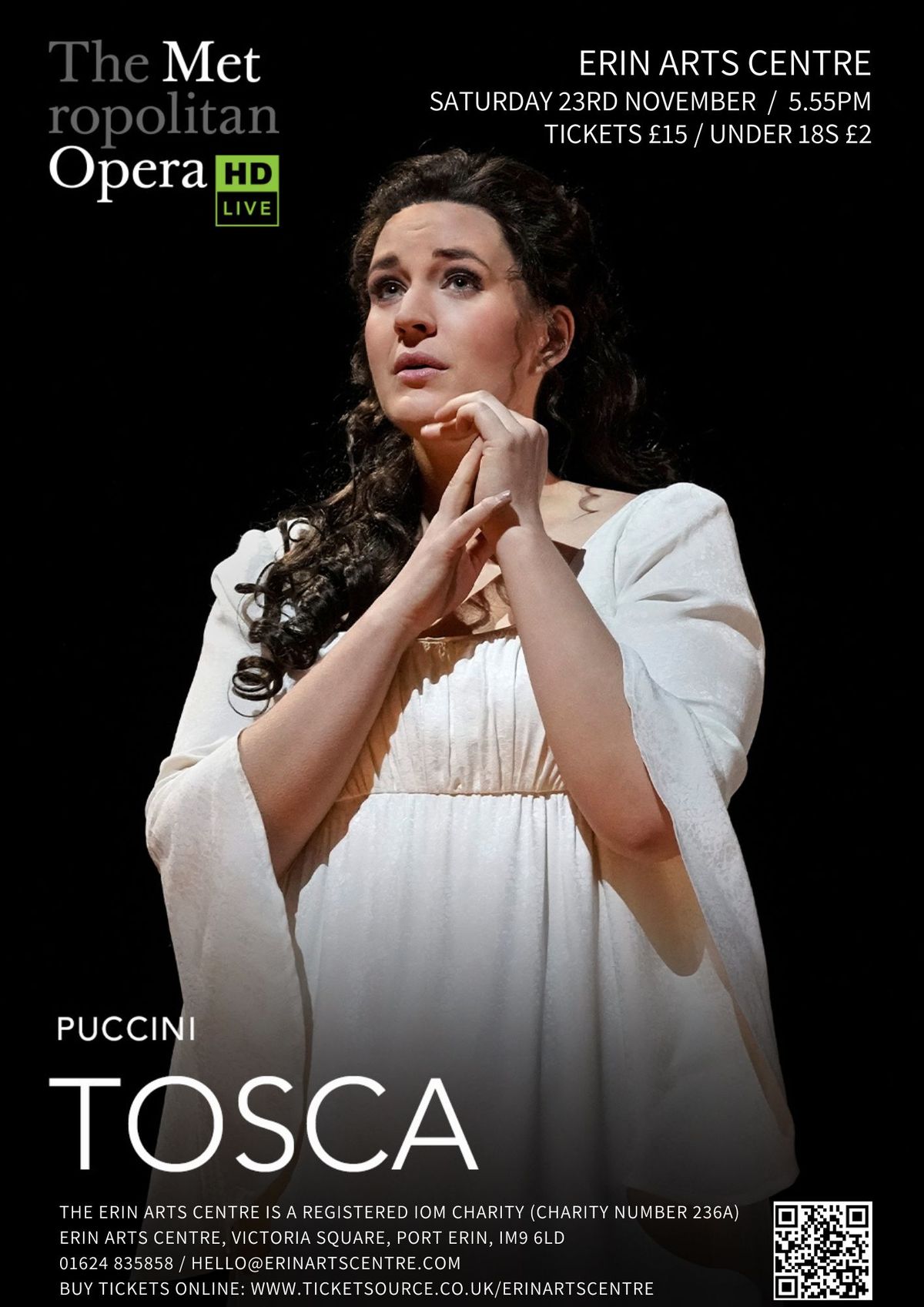 NY Met Opera: Tosca (Puccini) live screening