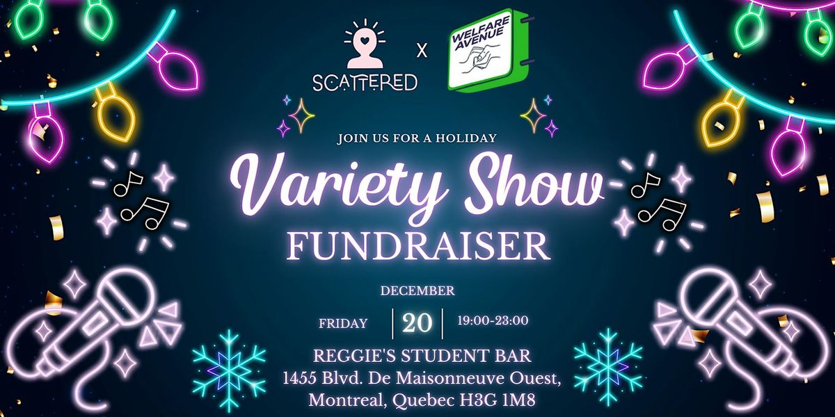 Holiday Variety Show Fundraiser