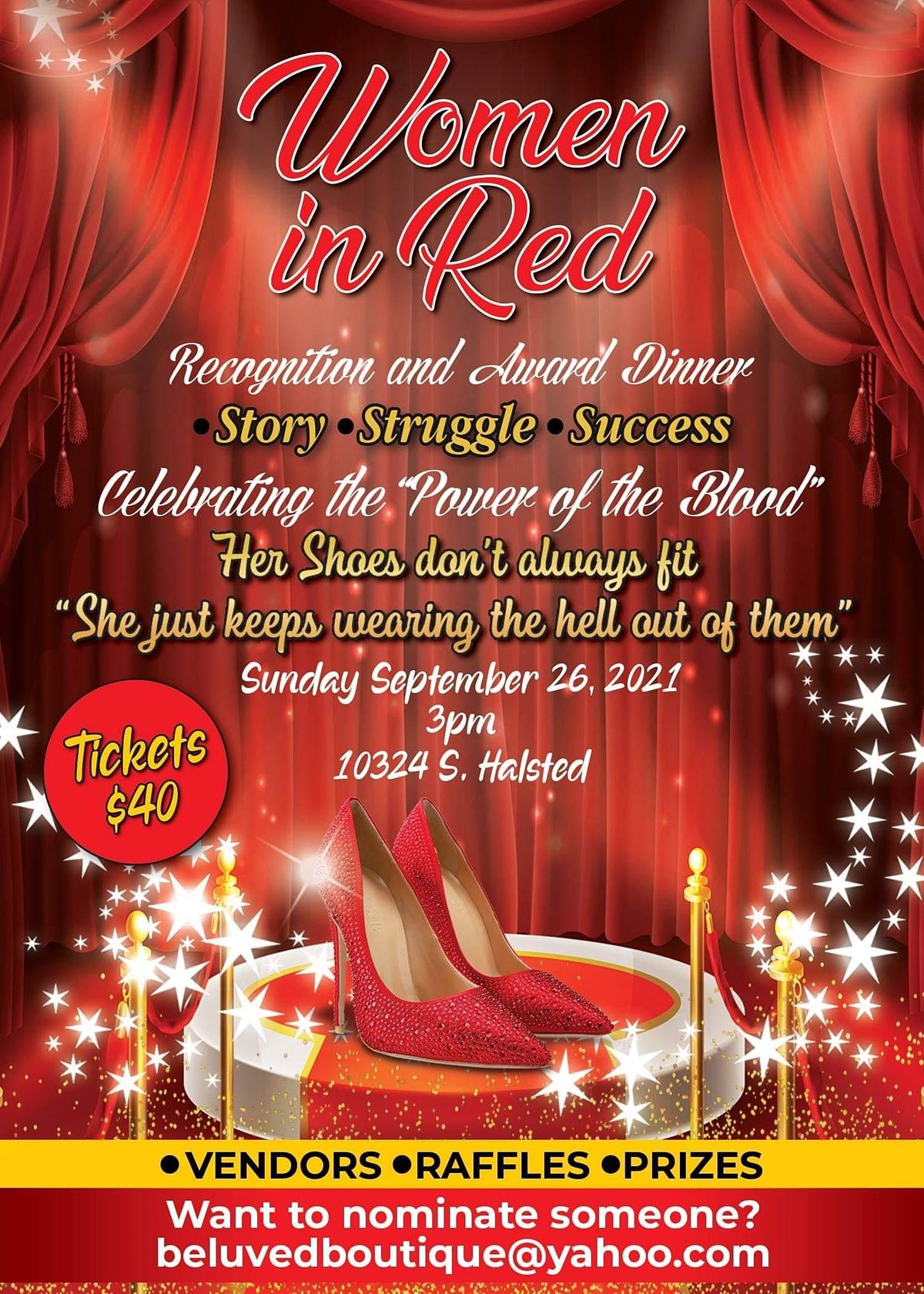 Women in Red Recognition and Award Dinner