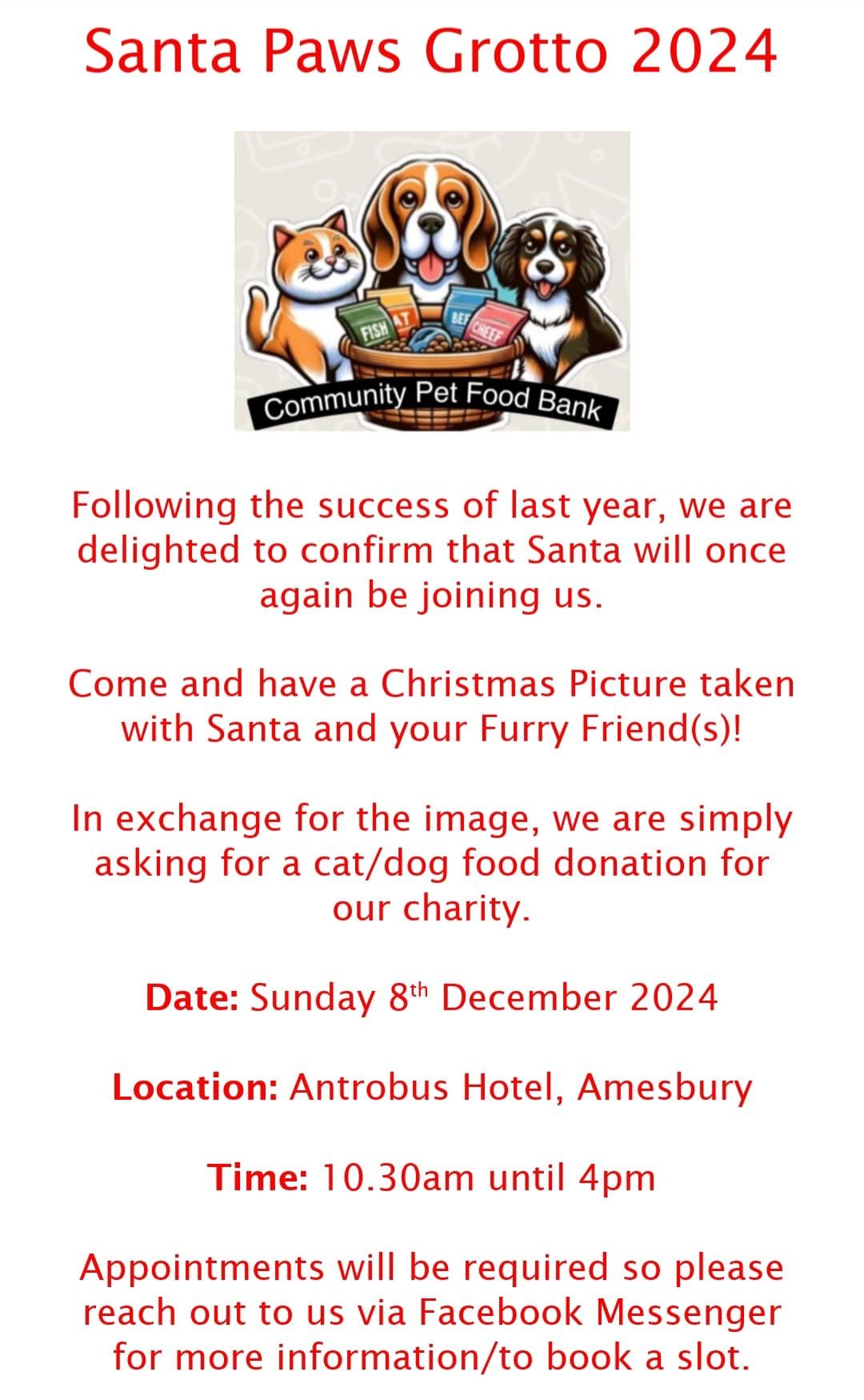 Santa Paws 2024 at The Antrobus Hotel - Stonehenge