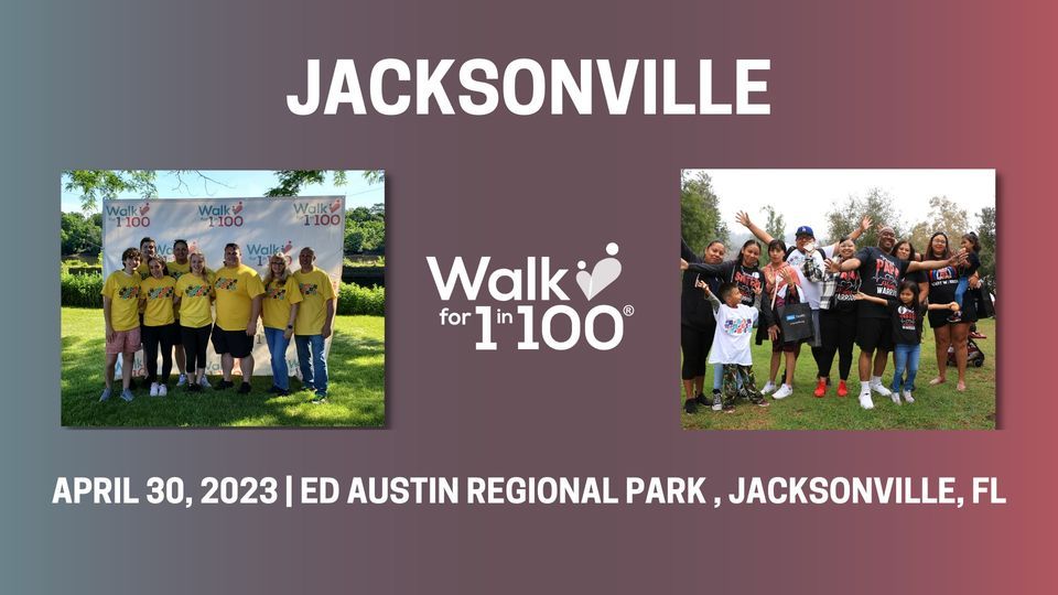 Jacksonville Walk for 1 in 100