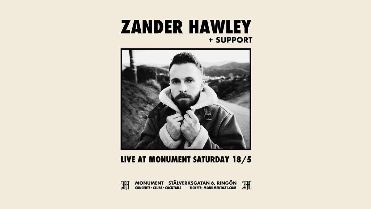 Zander Hawley (US) + support 18\/5