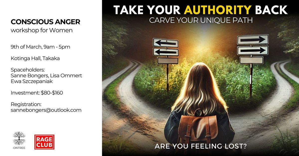 Take your Authority back - Conscious Anger workshop for Women