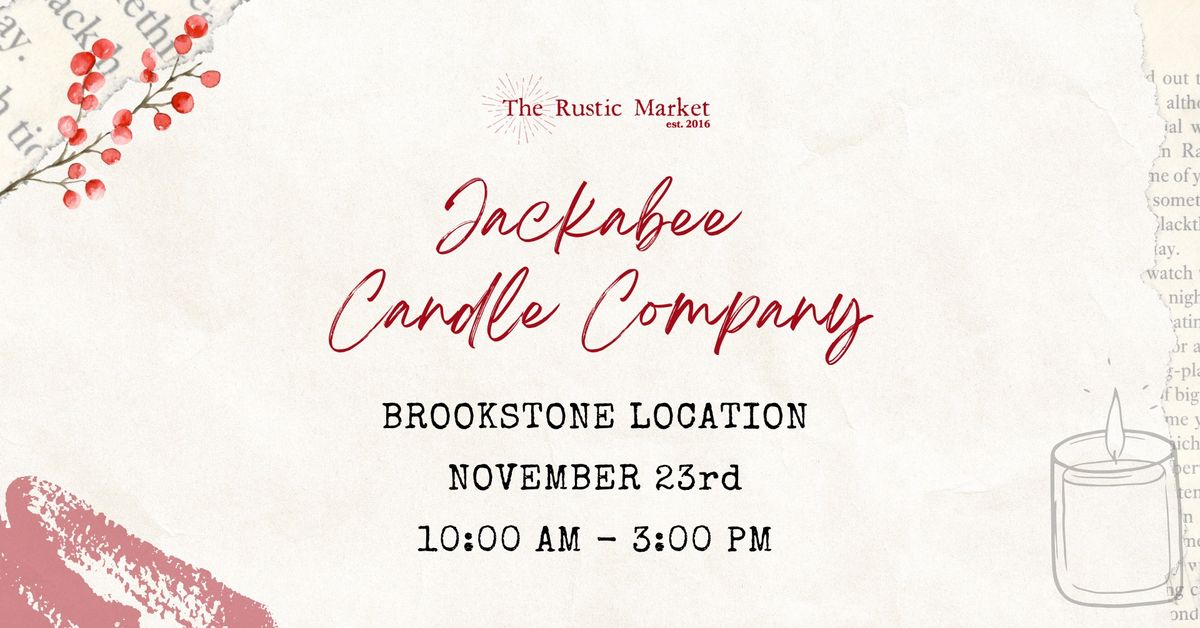 Jackabee Candle Company Pop Up