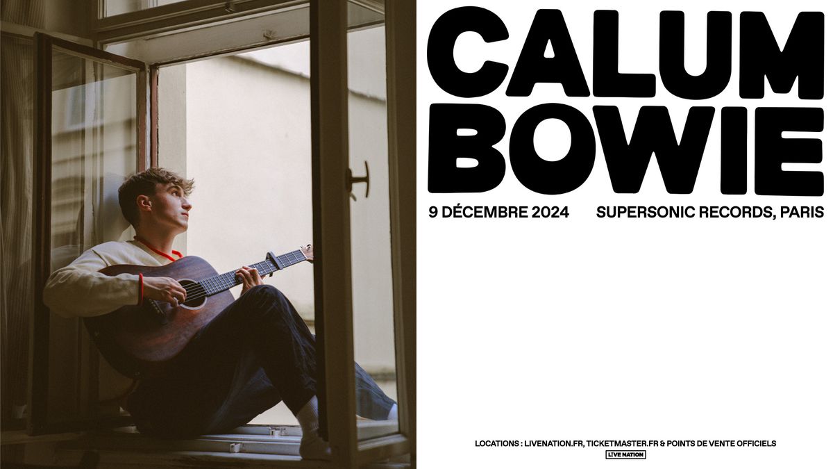 CALUM BOWIE | Supersonic Records, Paris - 9 d\u00e9cembre 2024