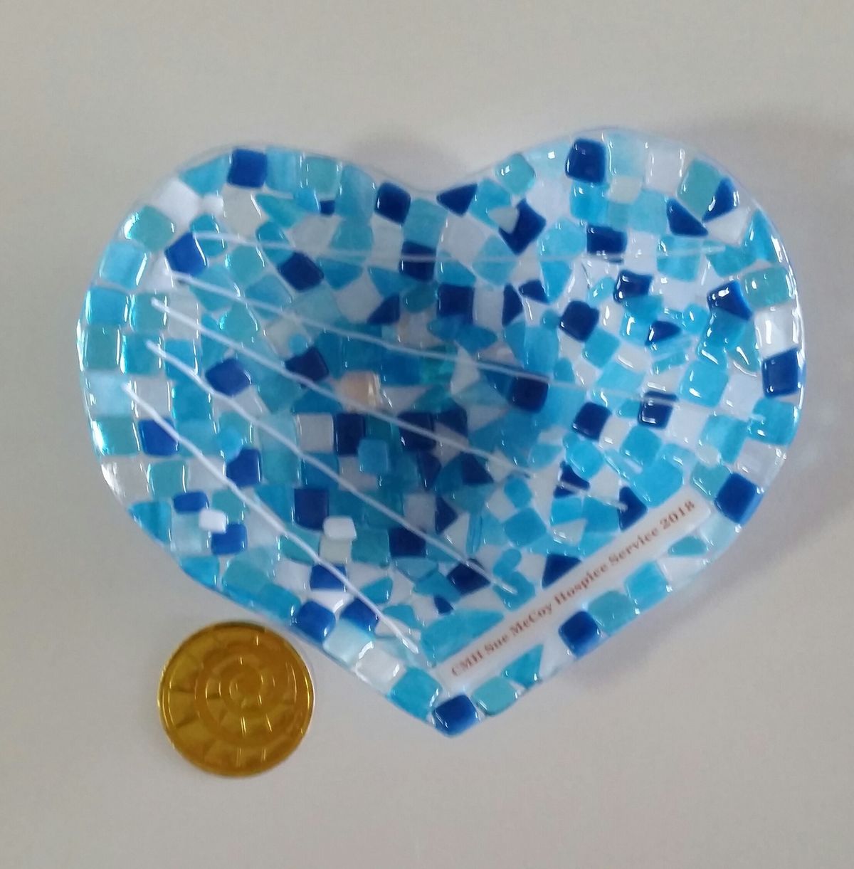 Make Fused Glass Heart Bowl