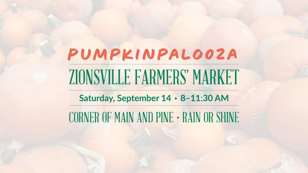 Pumpkinpalooza at the Zionsville Farmers' Market
