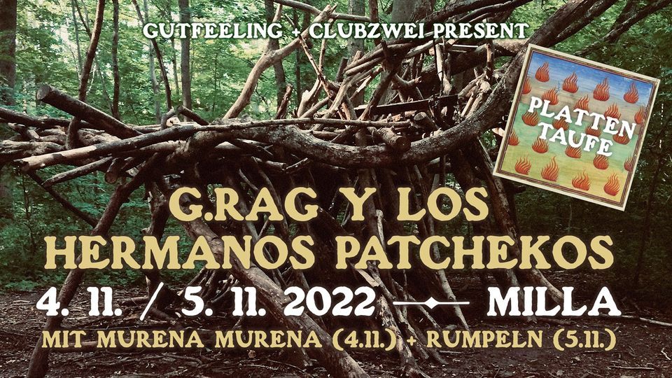 G.Rag y Los Hermanos Patchekos \u2022 Plattentaufe Paradiso \u2022 Weekender 2022