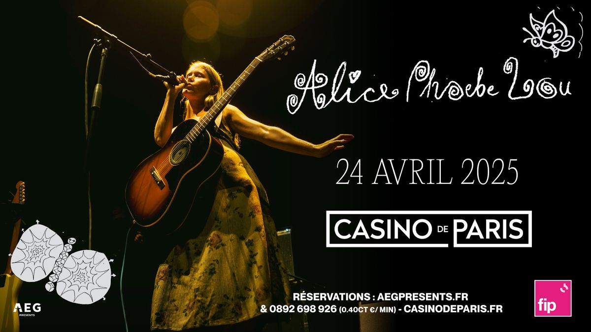 Alice Phoebe Lou \u00b7 Casino de Paris \u00b7 24 avril 2025