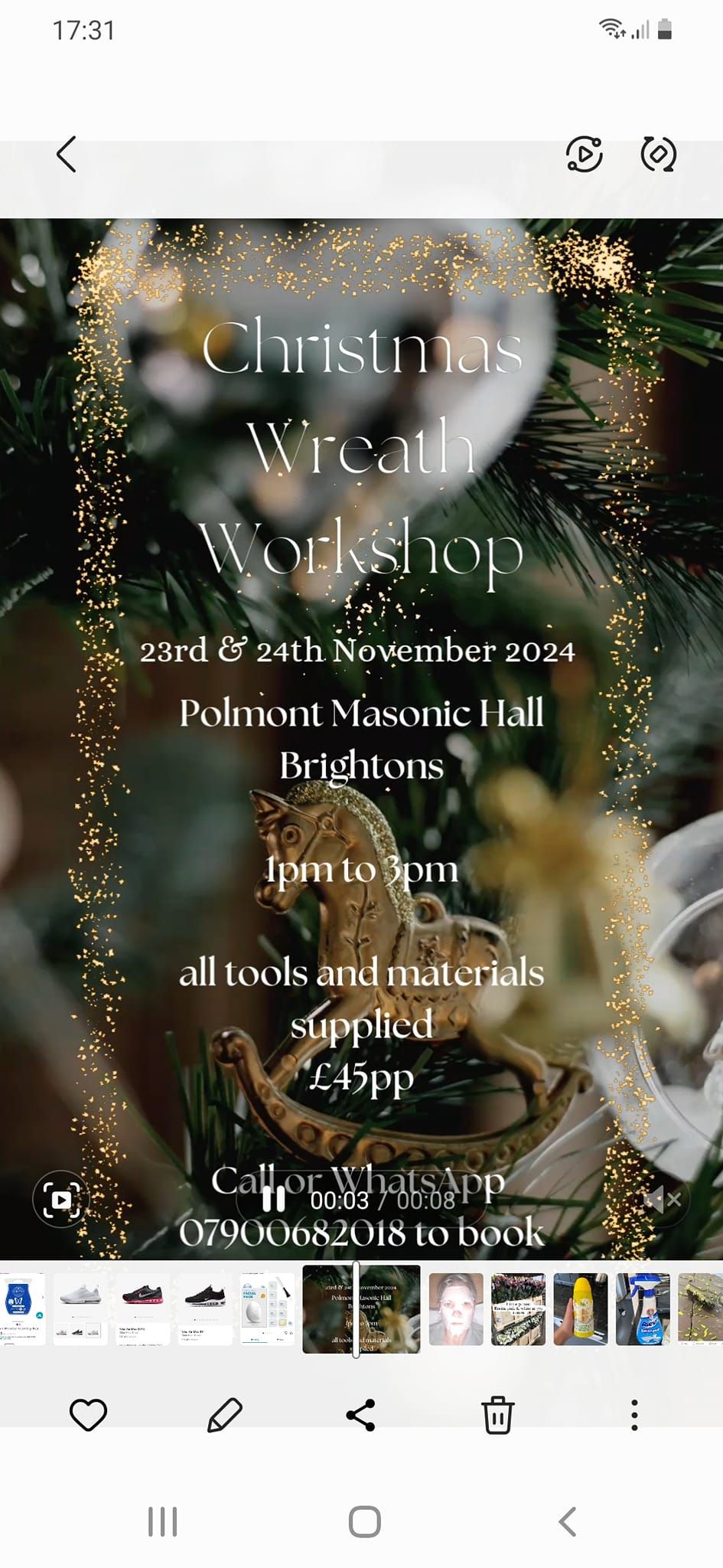 Christmas Wreath Workshop 