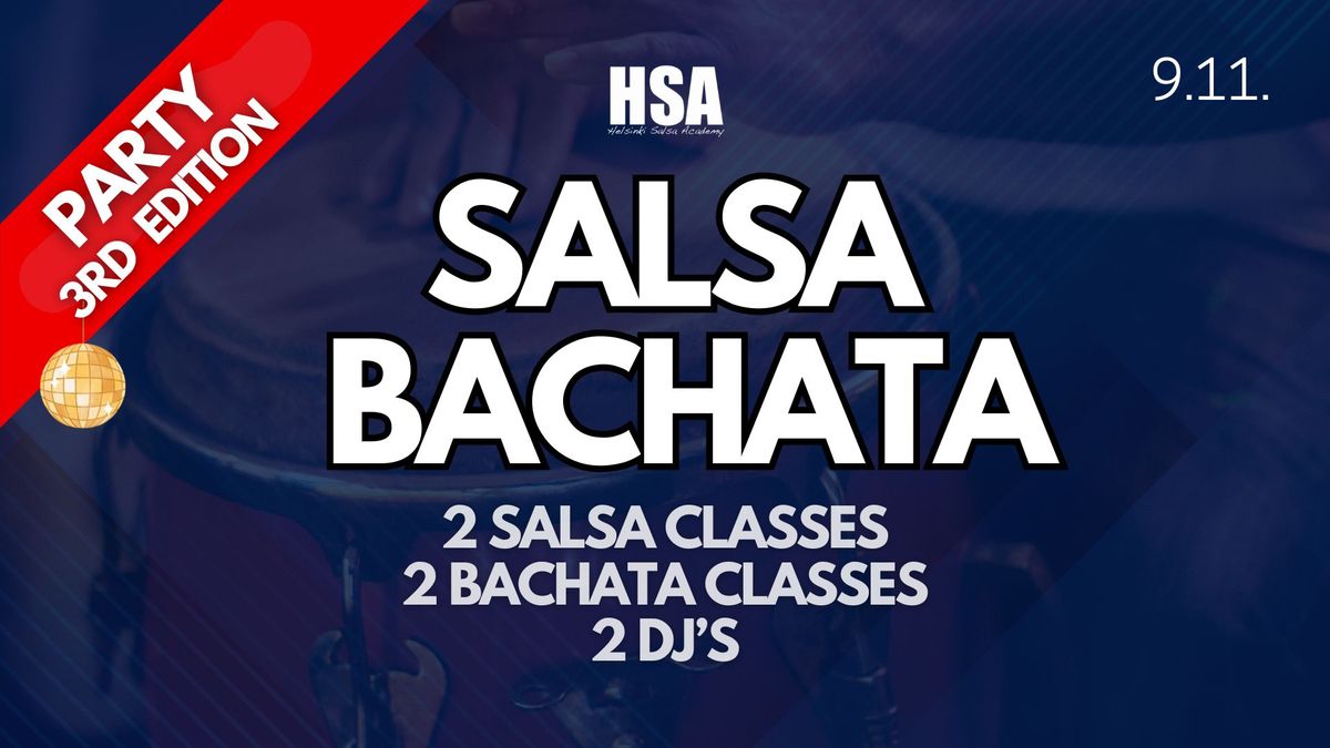 3rd edition of HSA Monthly Salsa & Bachata party