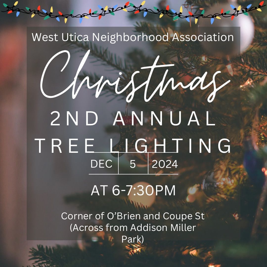 Second Annual West Utica Holiday Tree Lighting Ceremony