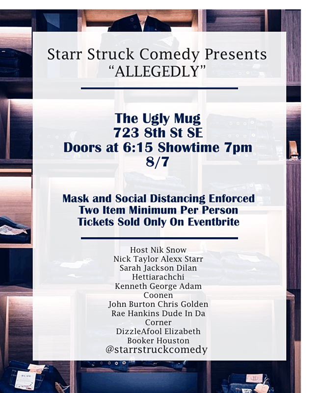 Starr Struck Comedy Presents ALLEGEDLY