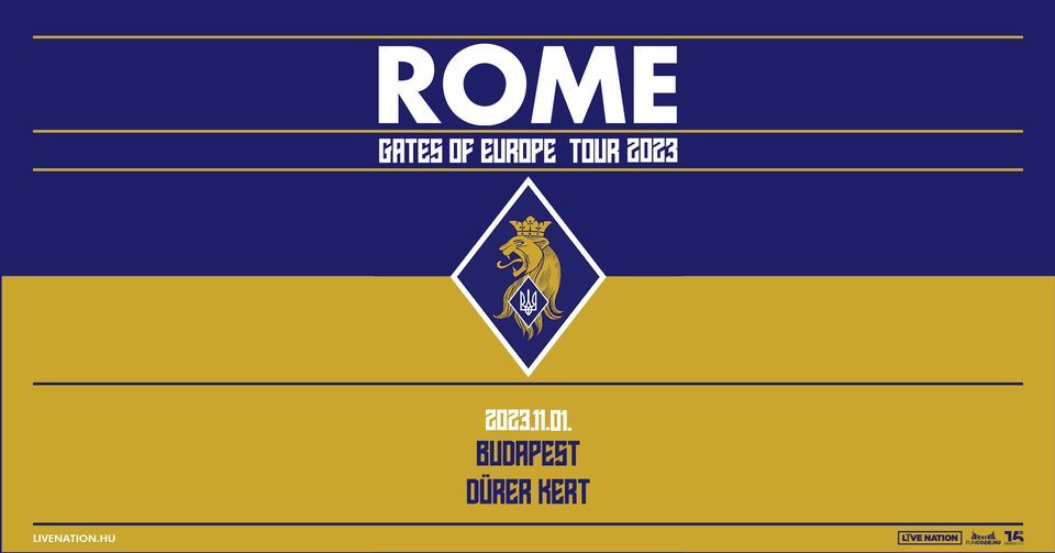 ROME - Gates Of Europe Tour | Budapest 2023