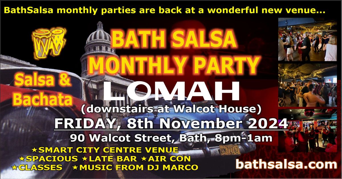 BathSalsa Monthly Party - With Classes!