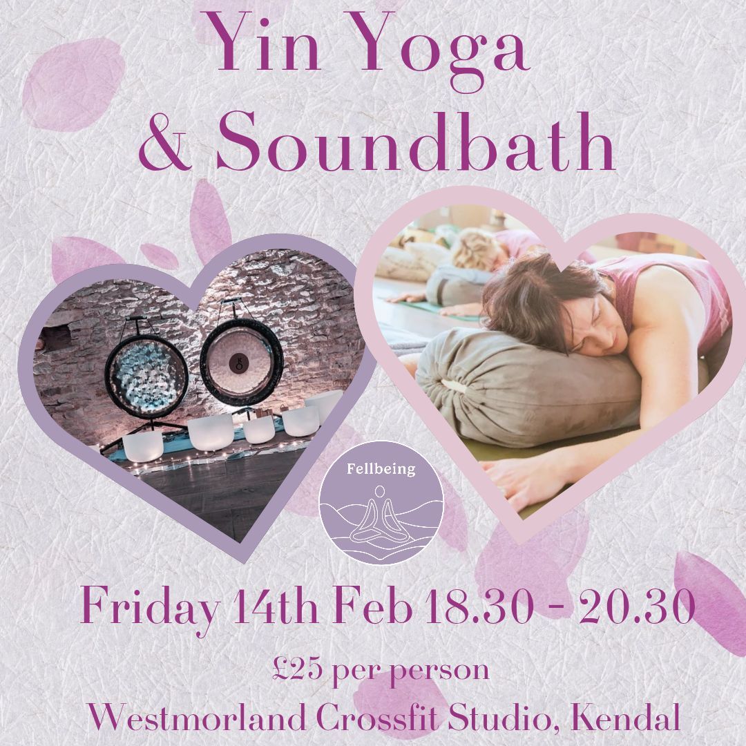 Valentines Yin Yoga & Soundbath \ud83d\udc9c 