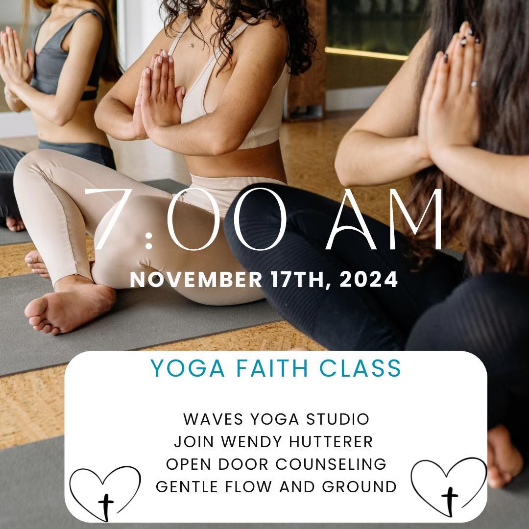 Gentle Flow and Ground Yoga in a Faith Filled Space