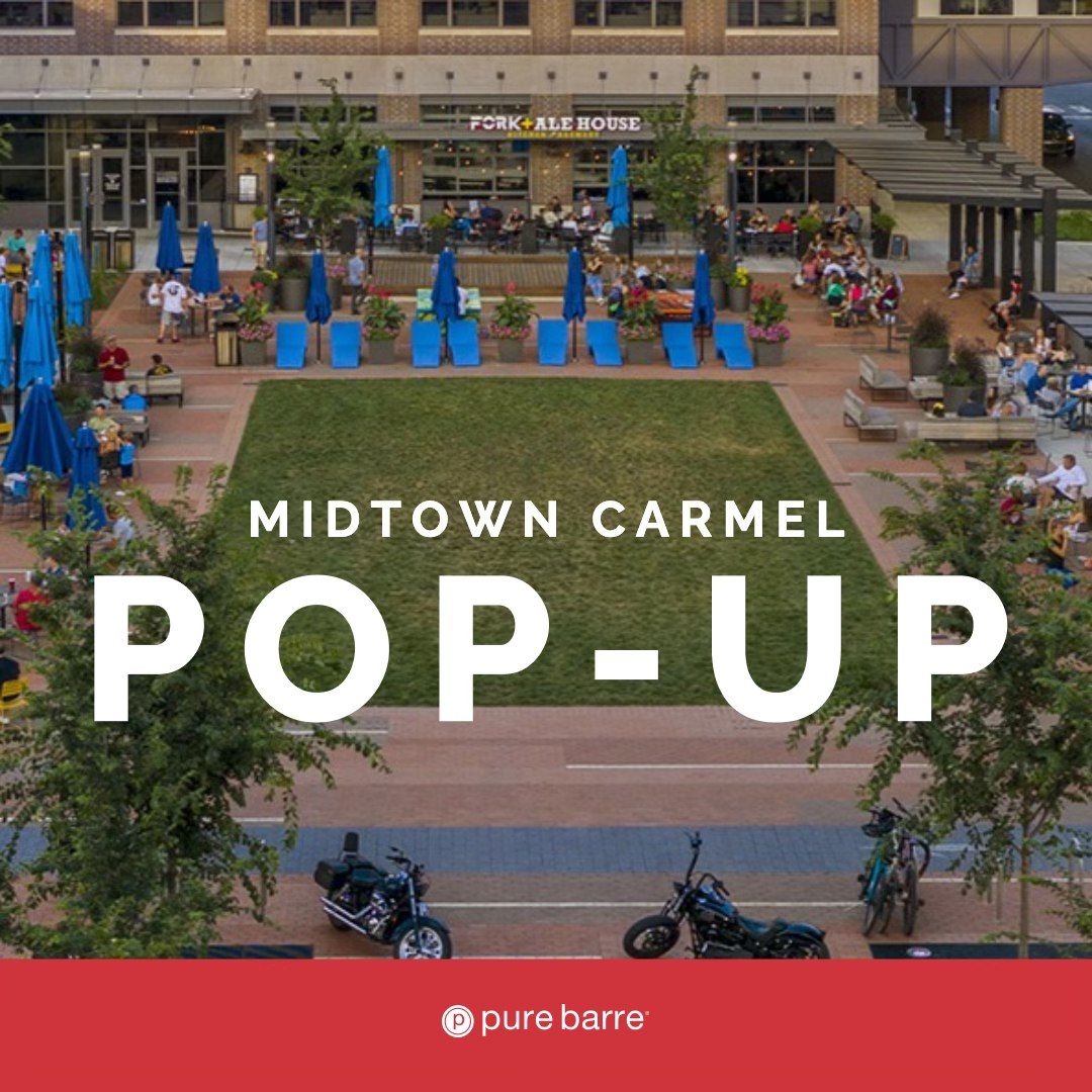 Pure Barre Pop Up Class at Midtown Carmel