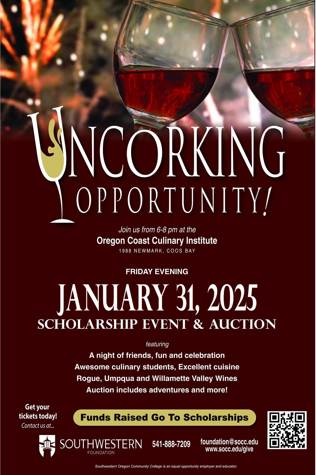 Uncorking Opportunity Scholarship Fundraiser