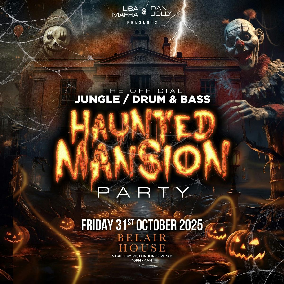 JUNGLE \/ DNB HAUNTED MANSION PARTY