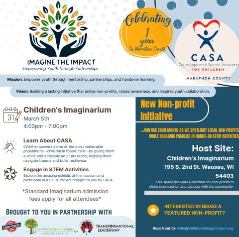 Imagine the Impact with CASA and the Children\u2019s Imaginarium