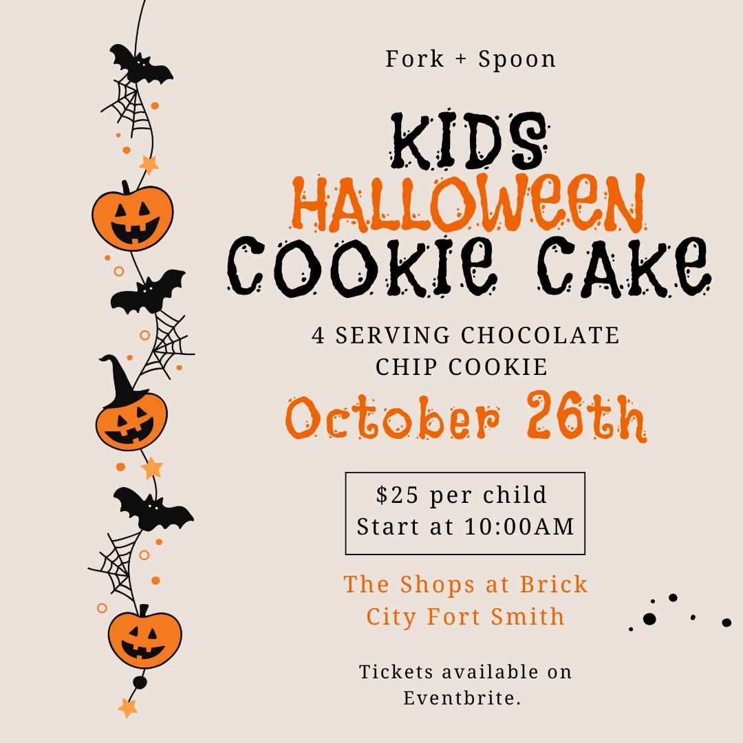 Kids Halloween Cookie Cake Class