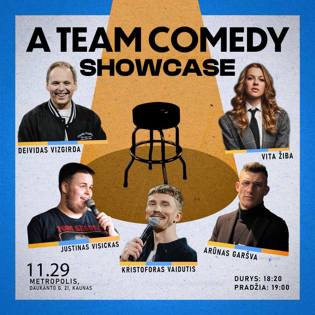 A Team comedy showcase