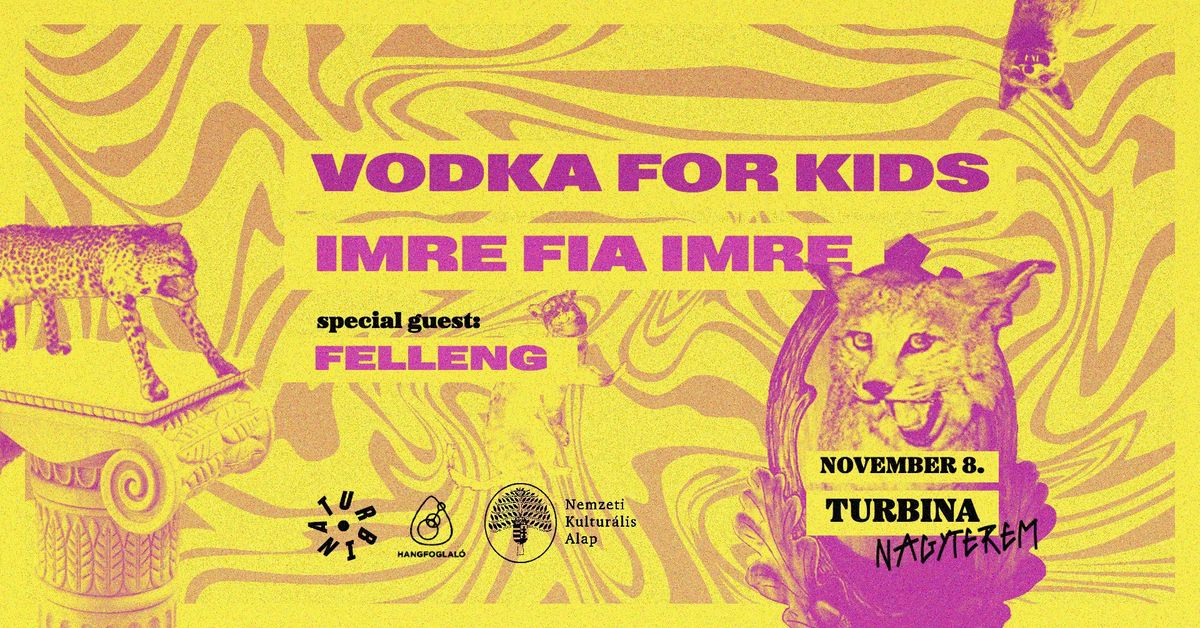 Vodka For Kids + Imre Fia Imre, vend\u00e9g: Felleng \/\/ TURBINA \/\/ Budapest